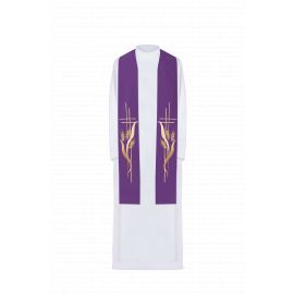 Stuła haftowana - kolory liturgiczne (83)