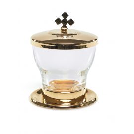 Lavabo liturgiczne mosiądz złocony - 50 ml