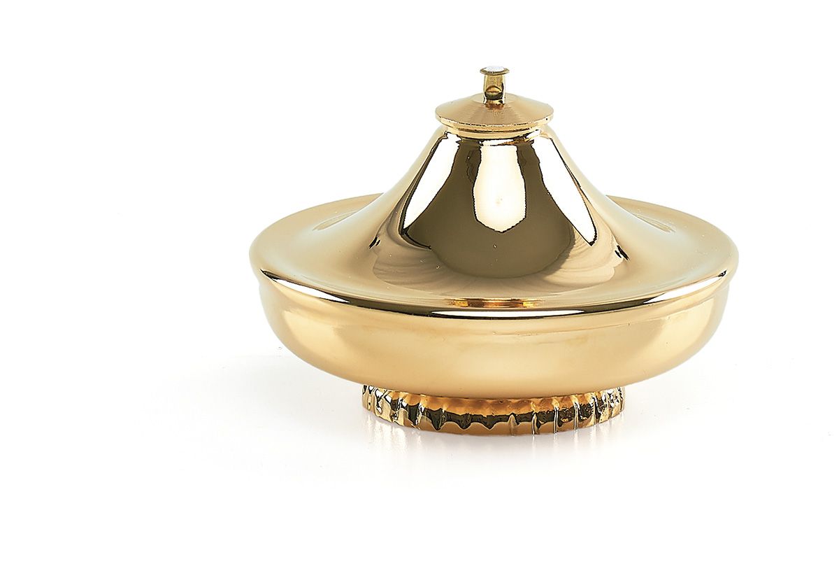 Lampka oliwna z blachy mosiężnej - różne wielkości - LAMPKI WIECZNE - zdjęcie 3 - Lampka oliwna z blachy mosiężnej - różne wielkości