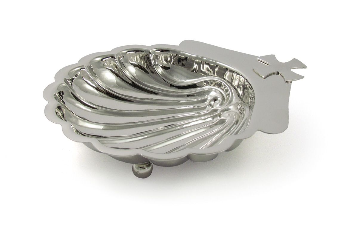 Muszla chrzcielna, duża, niklowana - AKCESORIA DO CHRZTU - Nowość