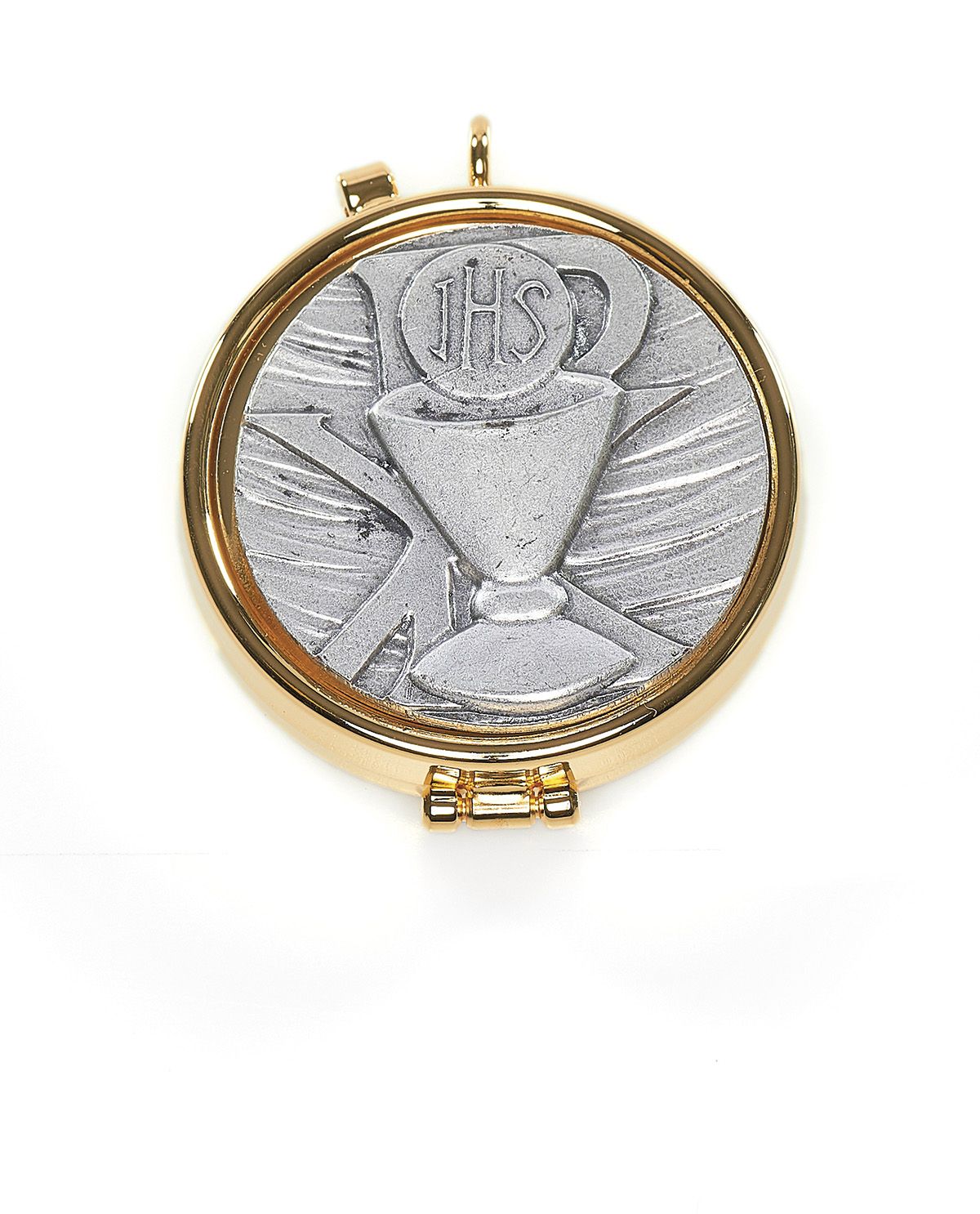 Cyborium z mosiądzu, pozłacane - kielich pokoju - CYBORIA - Nowość