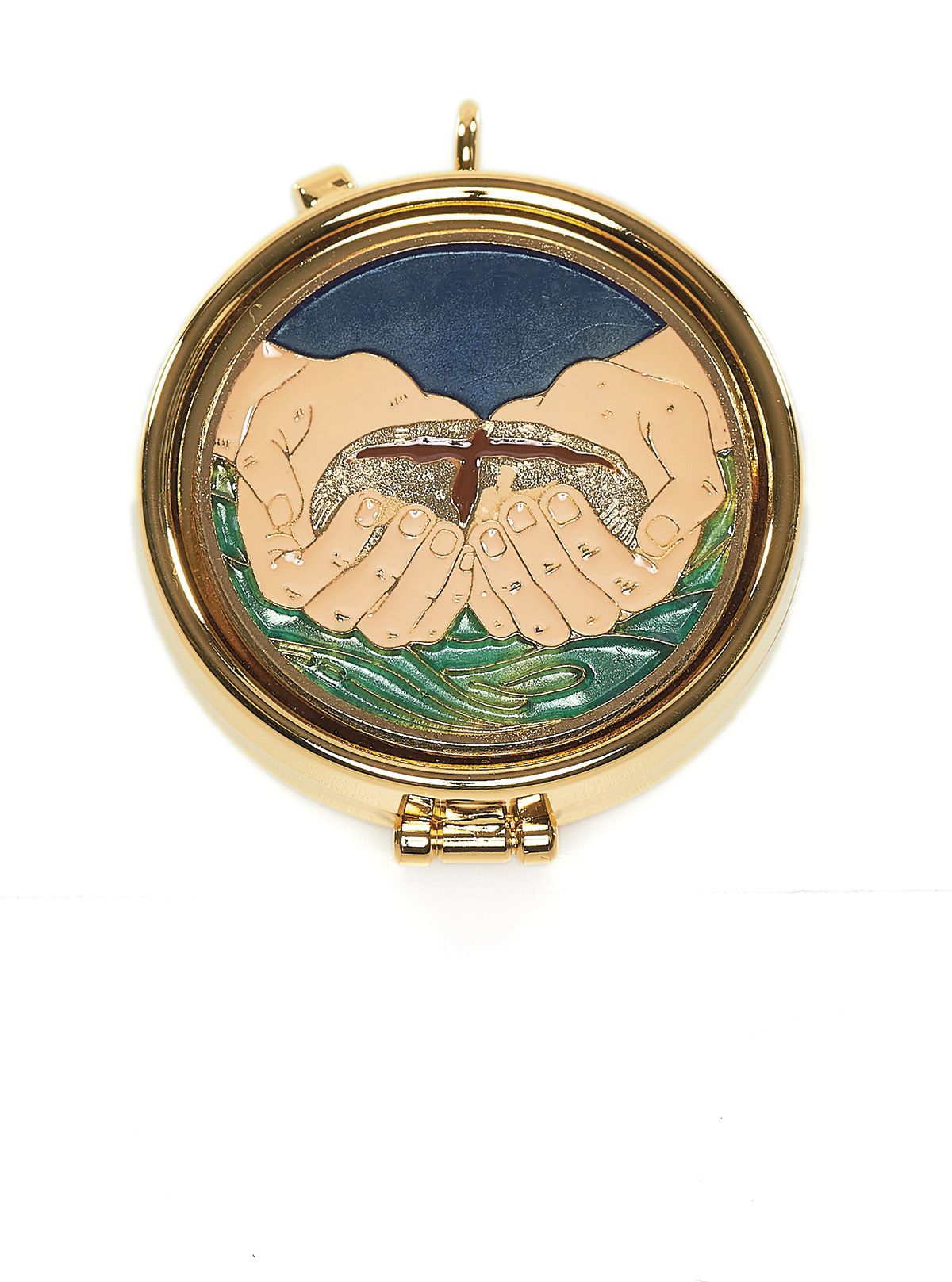 Cyborium z plakietką emaliowaną - Ofiarowanie chleba - CYBORIA - Nowość