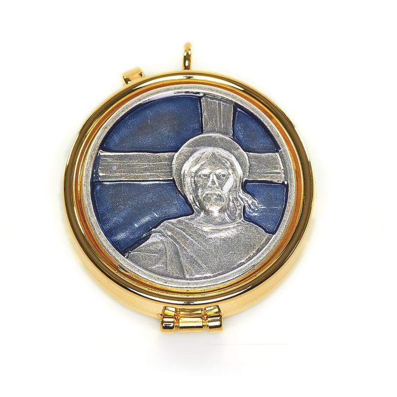 Cyborium z plakietką emaliowaną - Chrystus - CYBORIA - Cyborium z plakietką emaliowaną - Chrystus