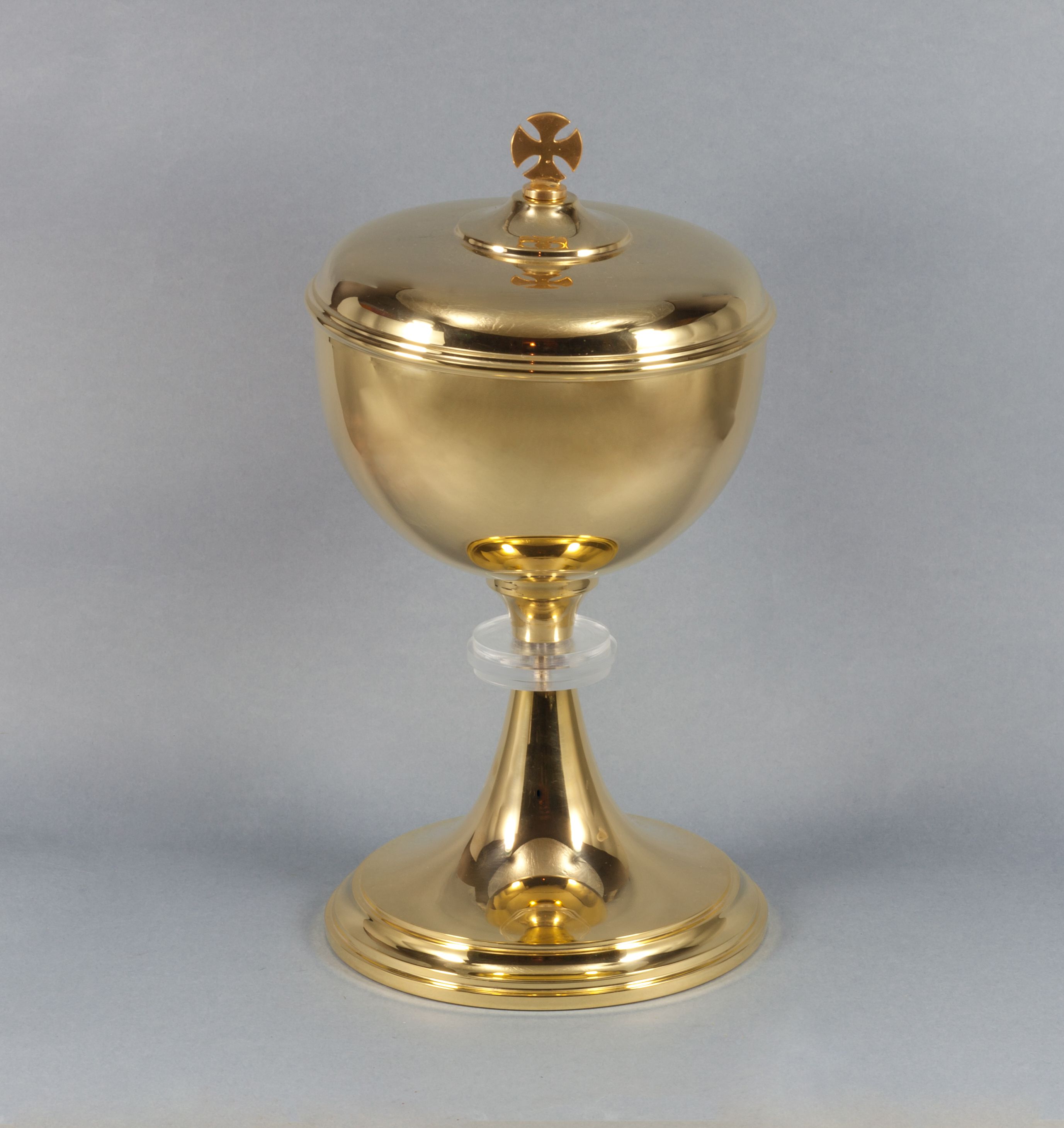 Puszka na komunikanty pozłacana (c11) - PUSZKI MSZALNE - Nowość