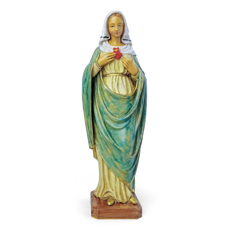 Figura Serce Maryi - 25 cm - Matka Boża - Figura Serce Maryi - 25 cm