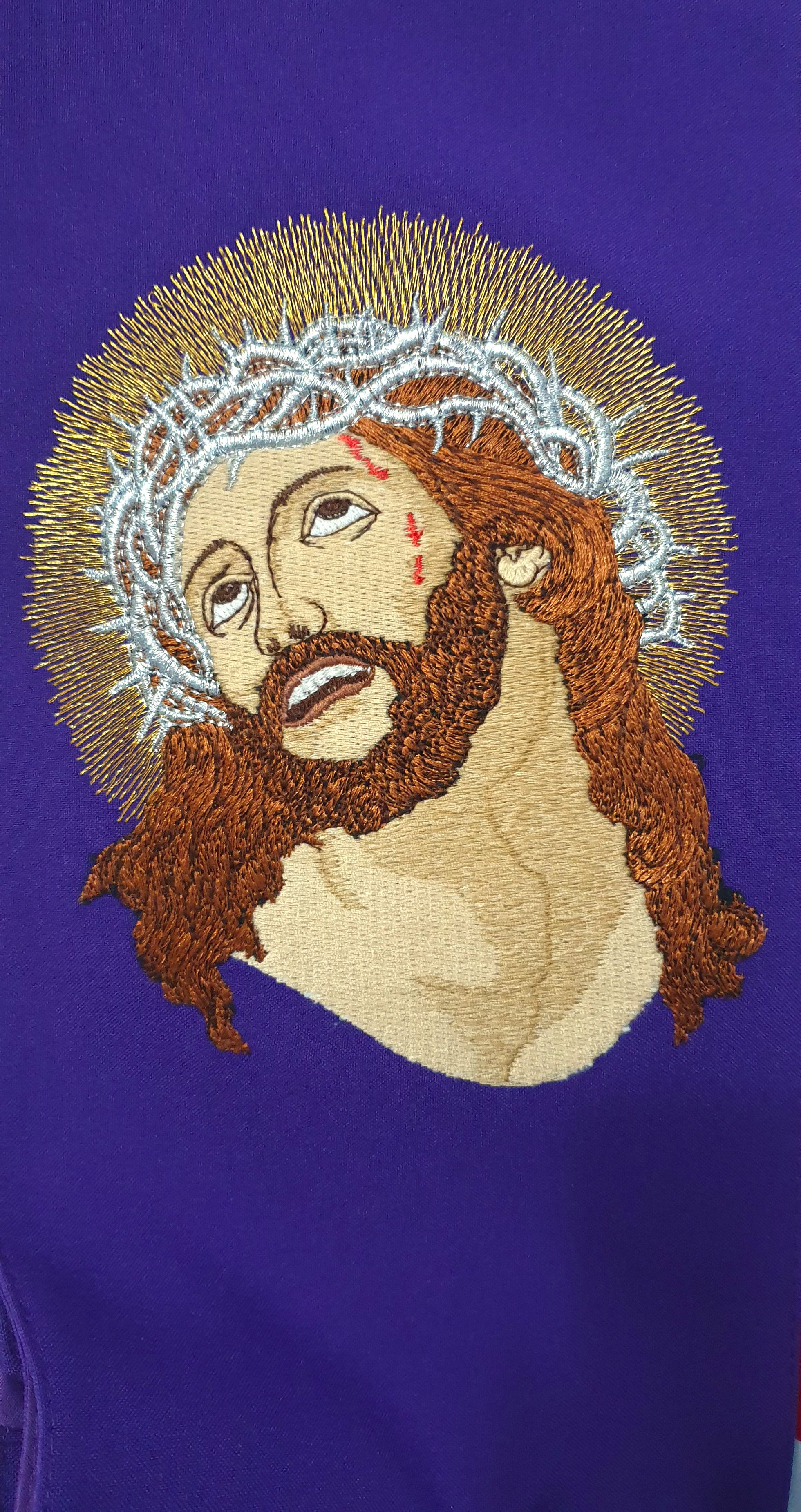 Stuła Wielkopostna - Z POSTACIAMI - zdjęcie 2 - Stuła Wielkopostna