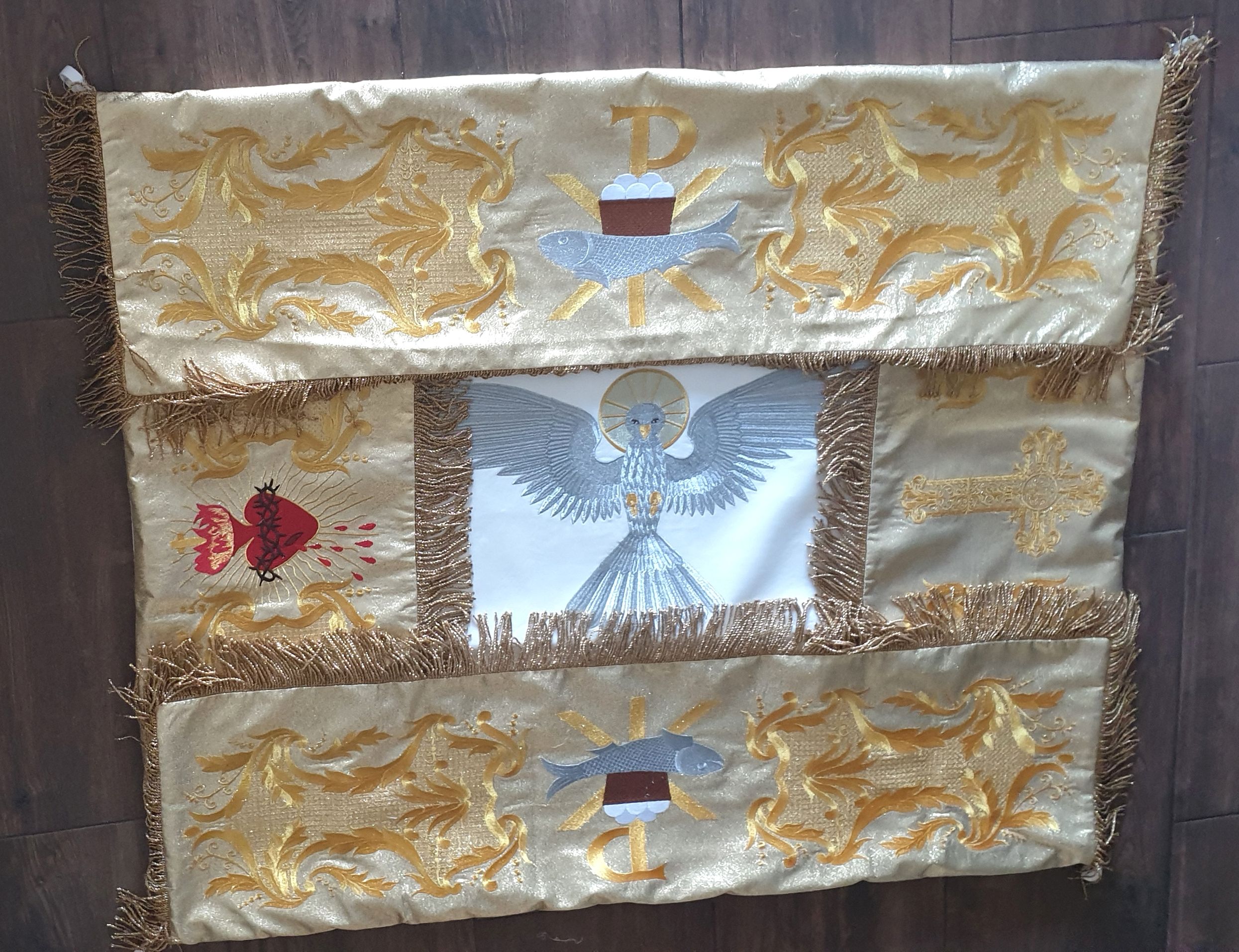 Baldachim na 2 drzewce (2) - Baldachimy haftowane - zdjęcie 9 - Baldachim na 2 drzewce (2)