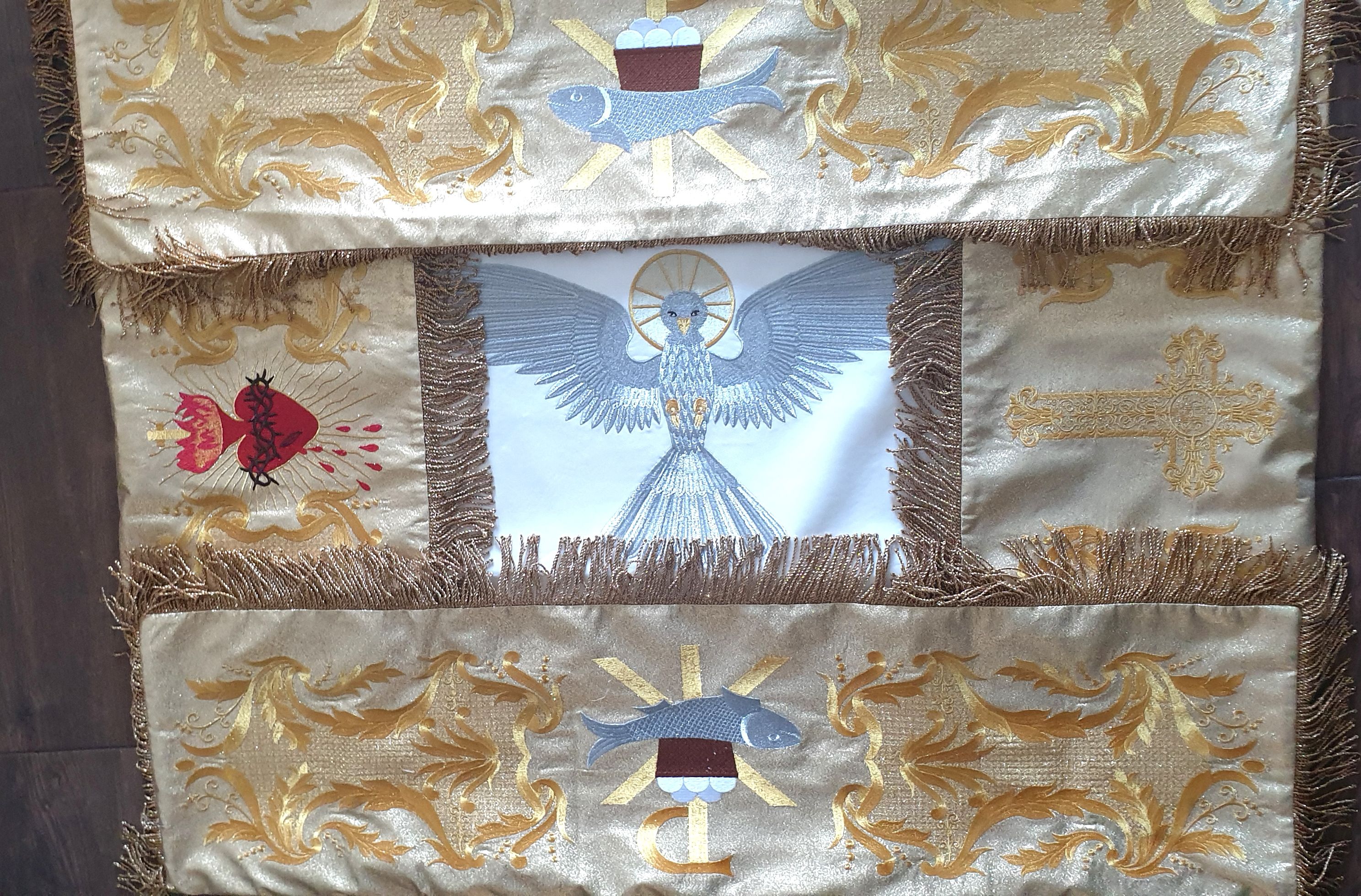 Baldachim na 2 drzewce (2) - Baldachimy haftowane - zdjęcie 11 - Baldachim na 2 drzewce (2)