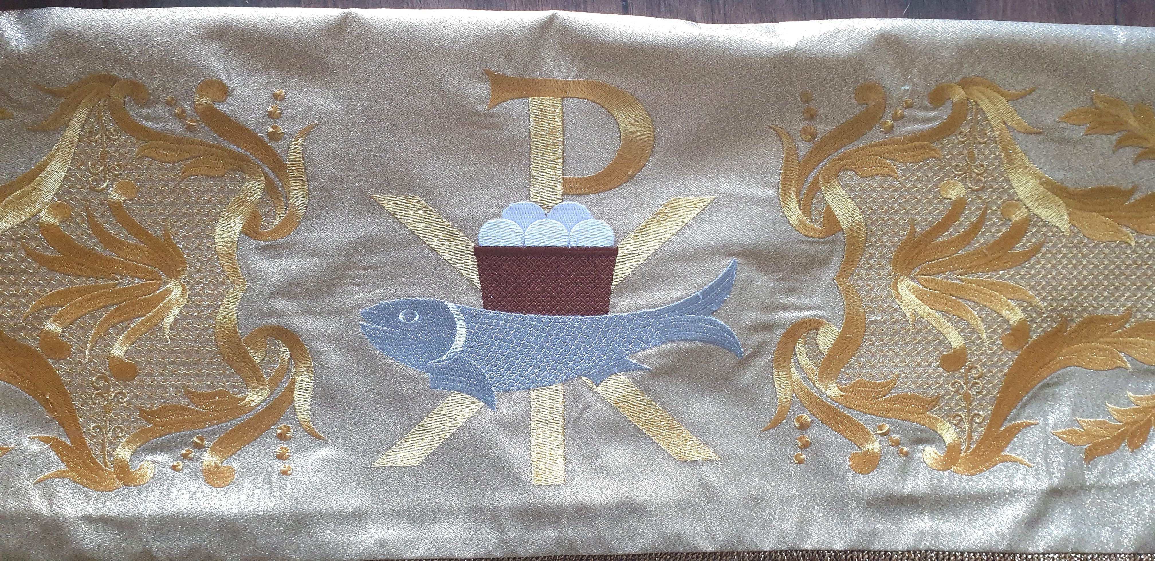 Baldachim  haftowany na 4 drzewce (T) - Baldachimy haftowane - zdjęcie 3 - Baldachim  haftowany na 4 drzewce (T)