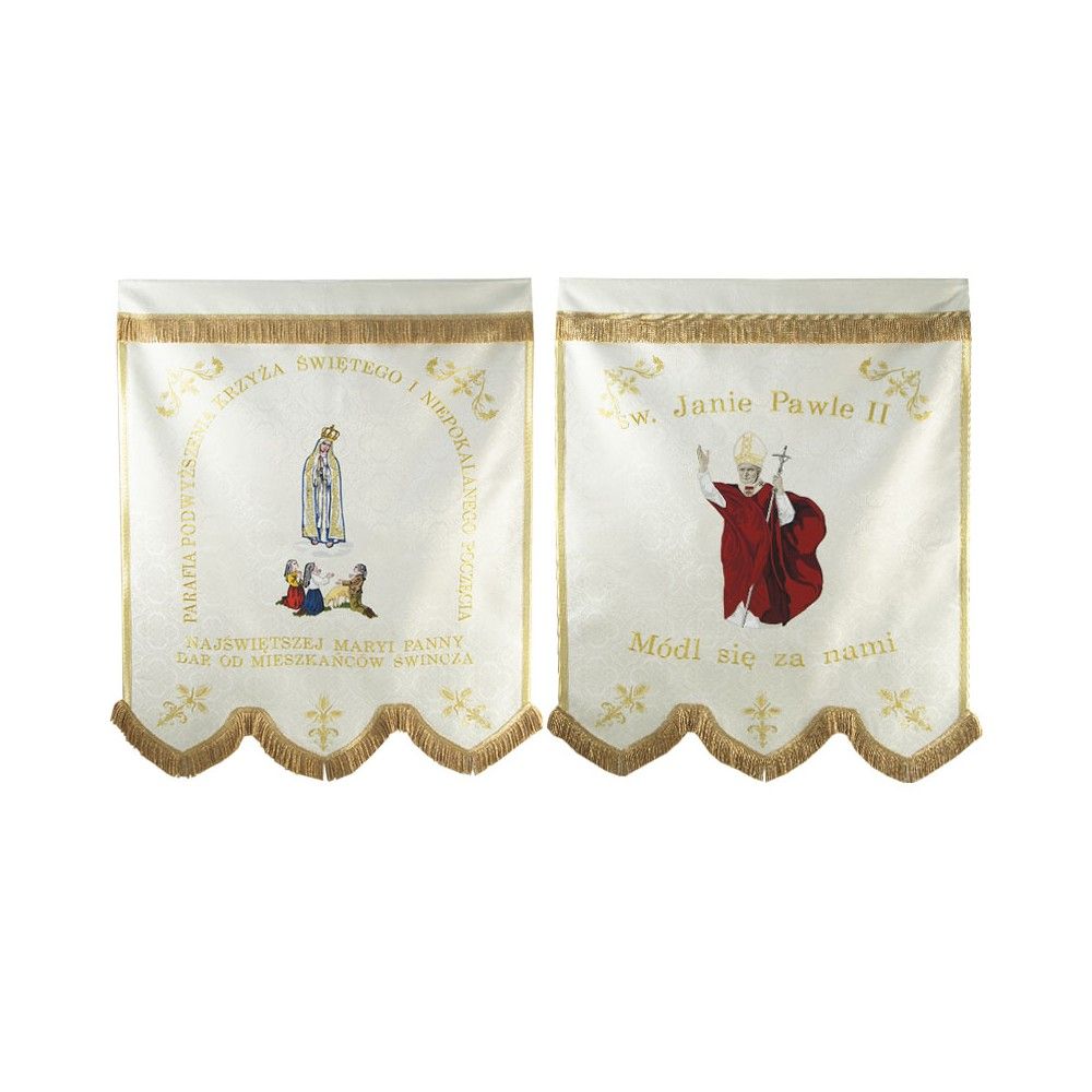 Chorągiew procesyjna (17) - CHORĄGWIE, SZTANDARY - Nowość