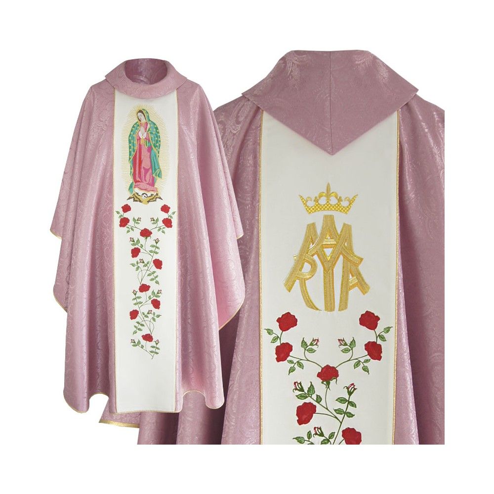 Ornat gotycki "Matka Boska z Guadalupe (34) - Ornaty Maryjne - zdjęcie 2 - Ornat gotycki "Matka Boska z Guadalupe (34)