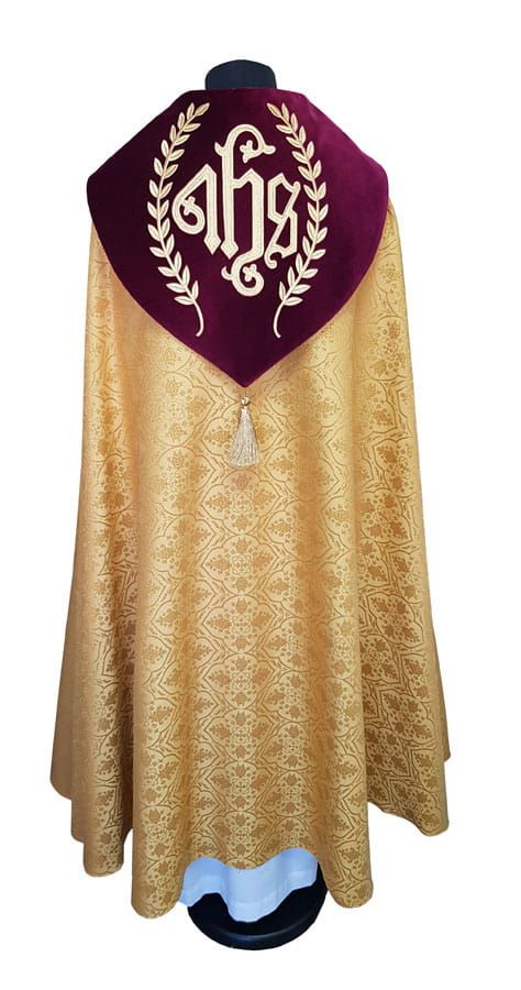 Kapa złota haftowana (47) - KAPY LITURGICZNE - zdjęcie 2 - Kapa złota haftowana (47)