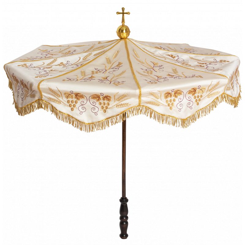 Baldachim procesyjny - typ parasol (1) - Baldachimy haftowane - Baldachim procesyjny - typ parasol (1)