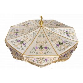 Baldachim procesyjny - typ parasol (2) - Baldachimy haftowane - zdjęcie 3 - Baldachim procesyjny - typ parasol (2)