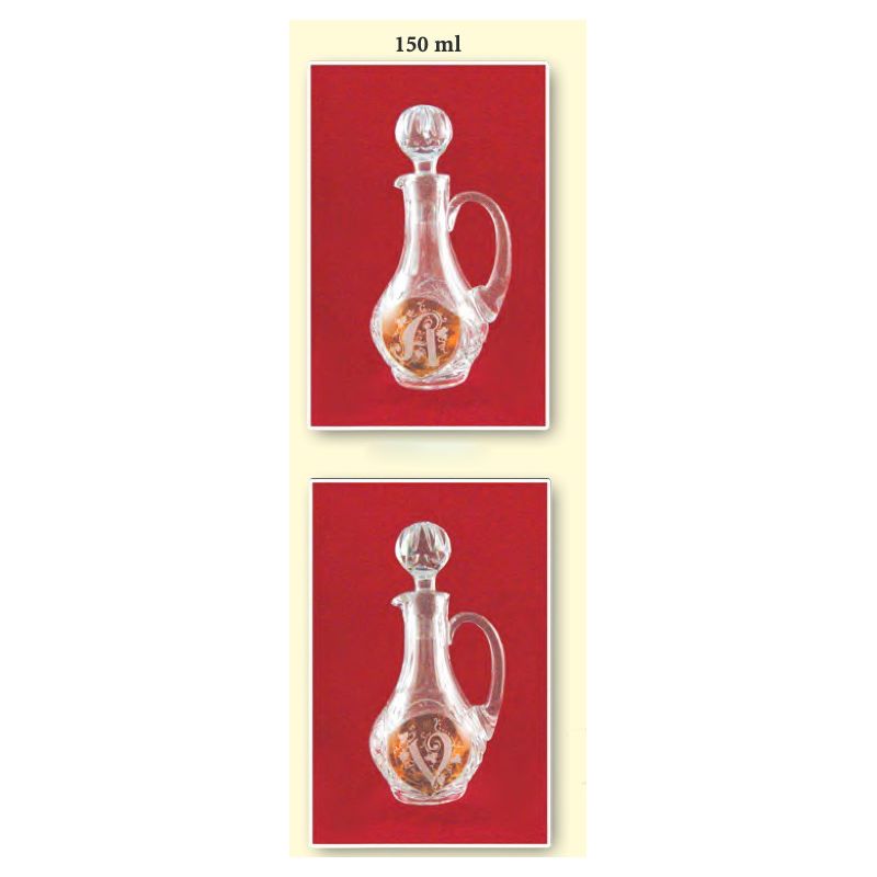 Ampułki mszalne kryształowe - 150 ml (1) - AMPUŁKI I TACKI MSZALNE - Ampułki mszalne kryształowe - 150 ml (1)