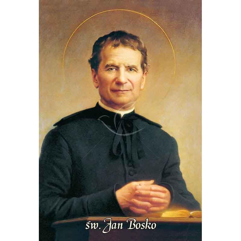 Plakat – św. Jan Bosko - Święci i Błogosławieni - Plakat – św. Jan Bosko