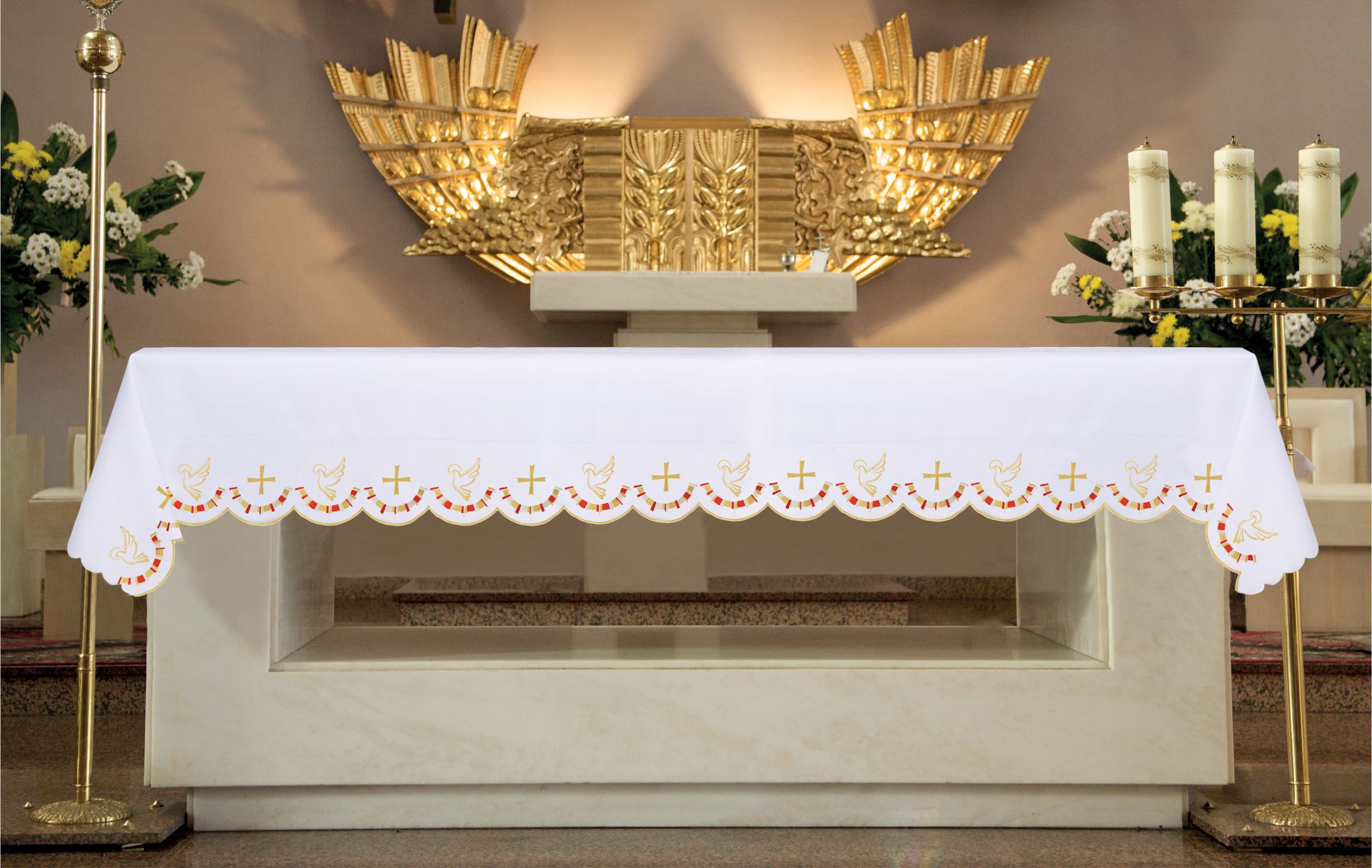 Obrus haftowany Duch Święty (163) - OBRUSY OŁTARZOWE - Nowość