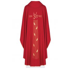 Ornat haftowany Duch Święty (5) - SZATY LITURGICZNE - zdjęcie 4 - Ornat haftowany Duch Święty (5)