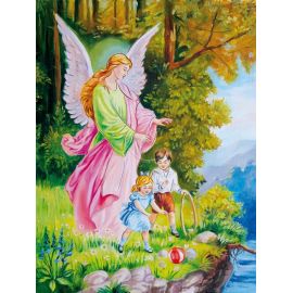 Obraz 30x40 - Anioł Stróż - OBRAZY RELIGIJNE