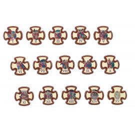 Stacje drogi krzyżowej 14,5 x 14,5 cm (2) - STACJE DROGI KRZYŻOWEJ