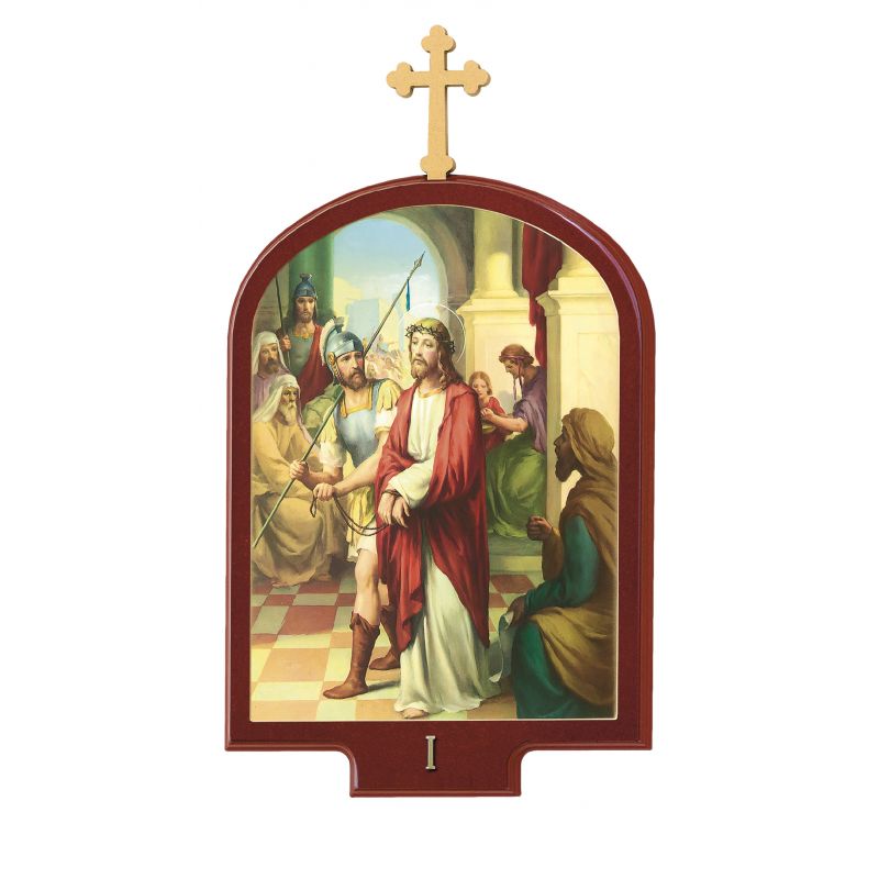 Stacje drogi krzyżowej 48 x 34 cm (7) - STACJE DROGI KRZYŻOWEJ - Stacje drogi krzyżowej 48 x 34 cm (7)