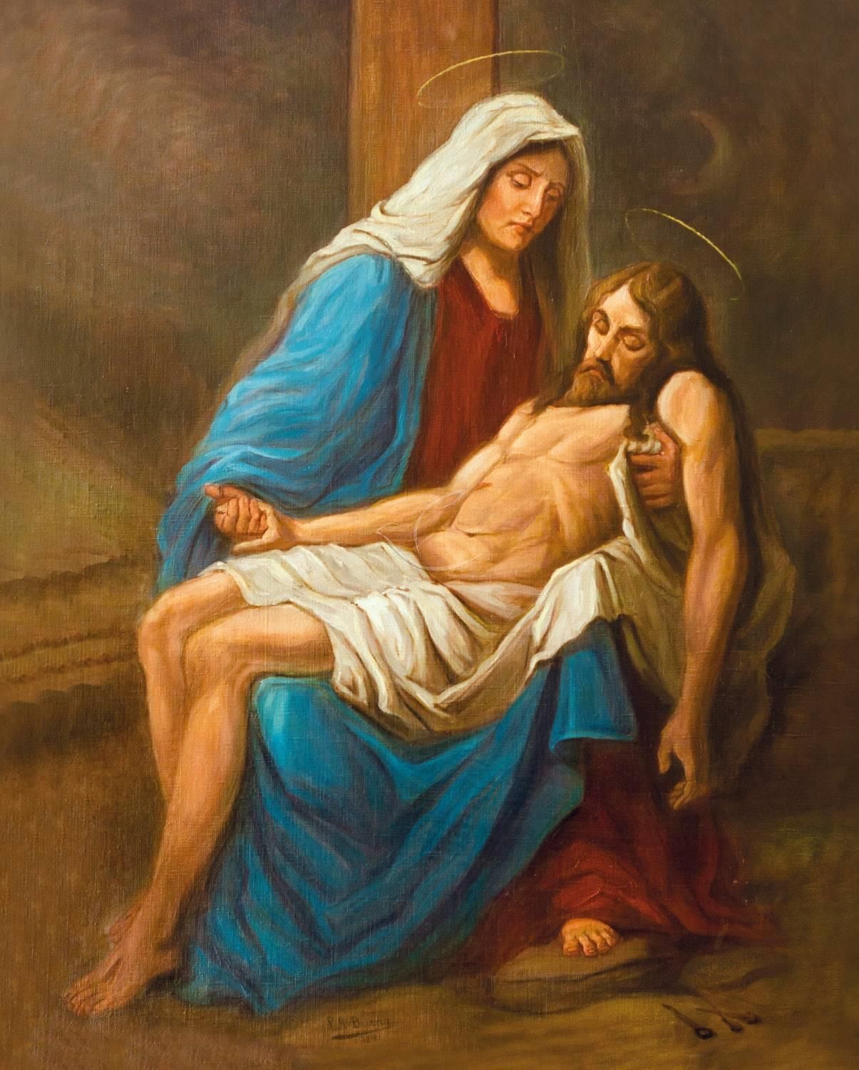 Obrazek 20x25 - Matka Boża Bolesna - OBRAZY RELIGIJNE - Nowość