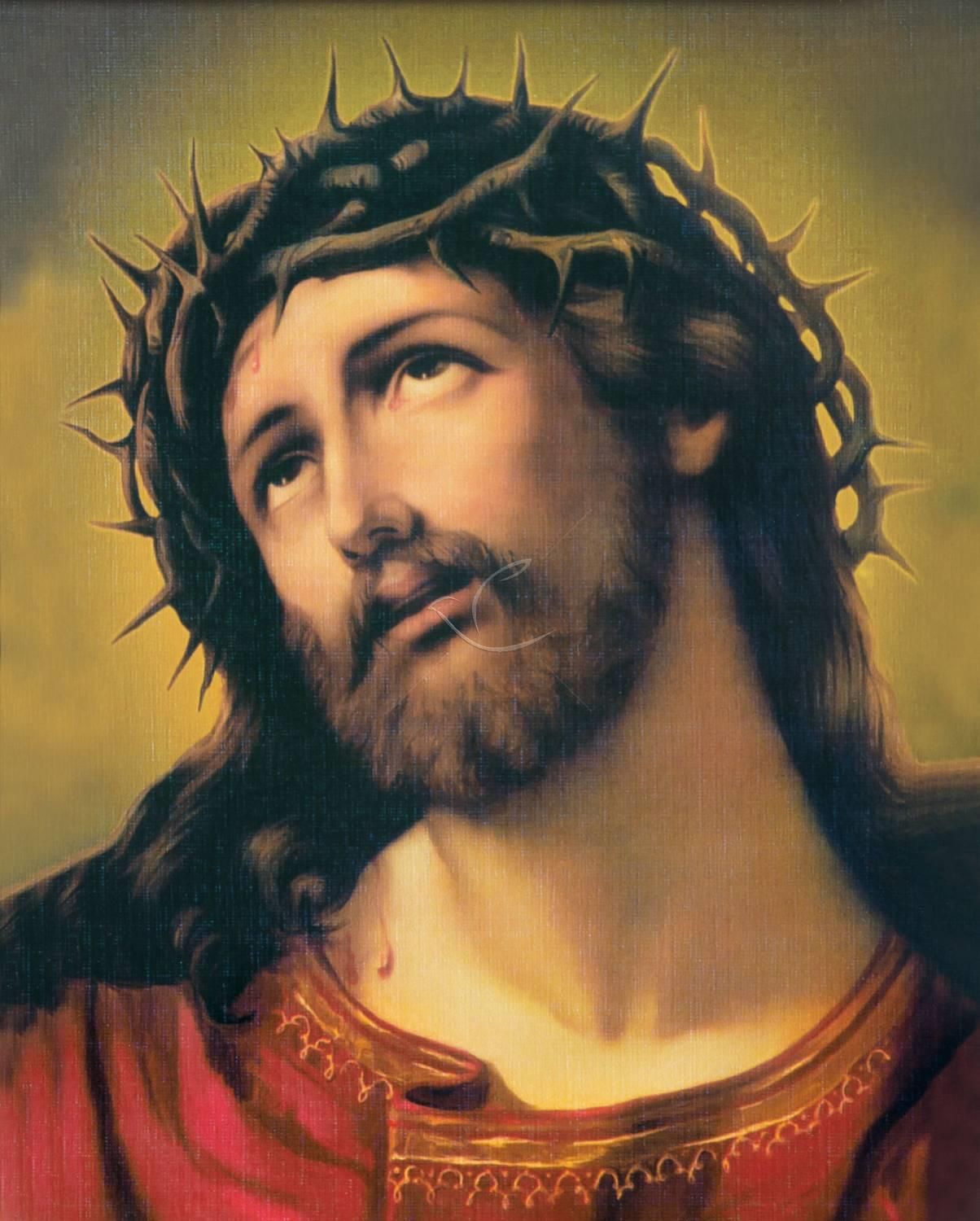 Obrazek 20x25 - Jezus cierniem ukoronowany - OBRAZY RELIGIJNE - Nowość