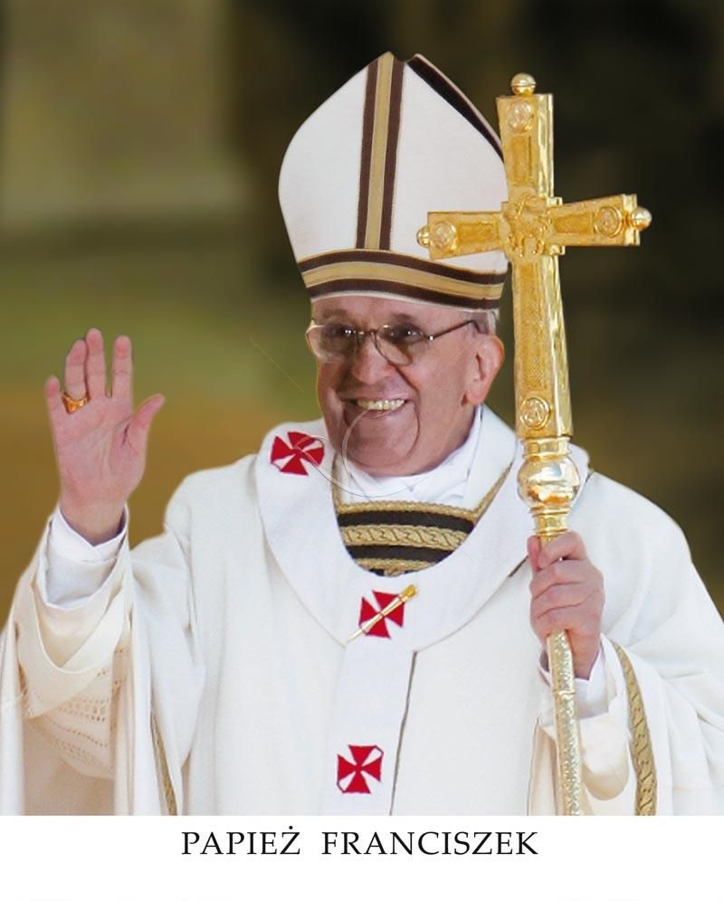 Obrazek 20x25 - Papież Franciszek - OBRAZY RELIGIJNE - Obrazek 20x25 - Papież Franciszek