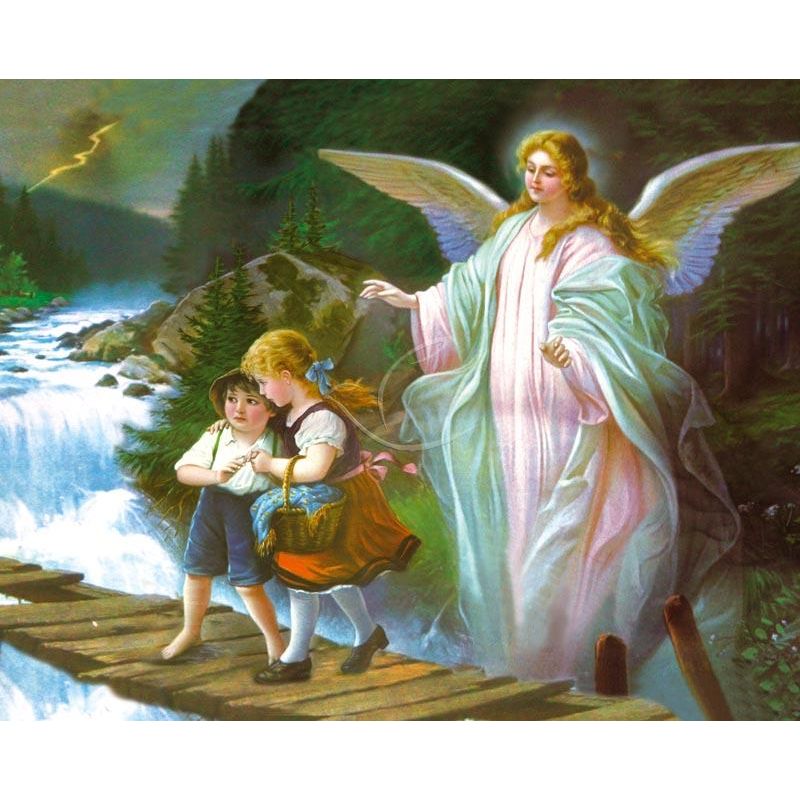 Obrazek 20x25 - Anioł Stróż (3) - OBRAZY RELIGIJNE - Obrazek 20x25 - Anioł Stróż (3)