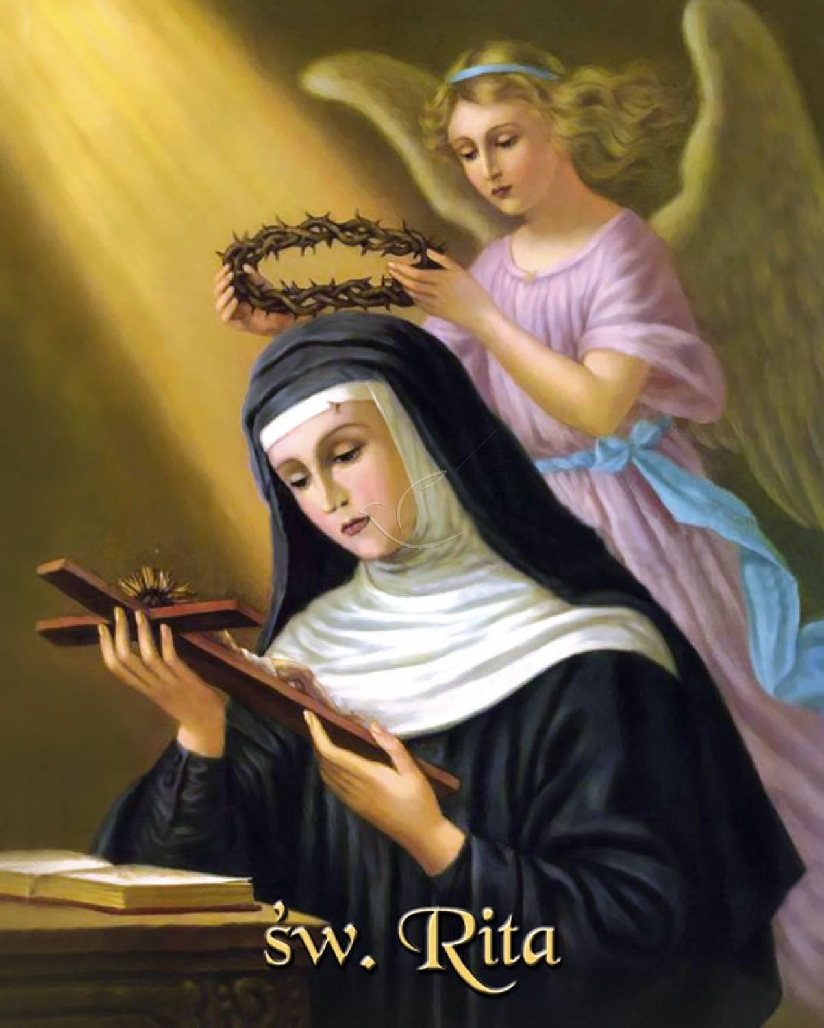 Obrazek 20x25 - Św. Rita - OBRAZY RELIGIJNE - Nowość