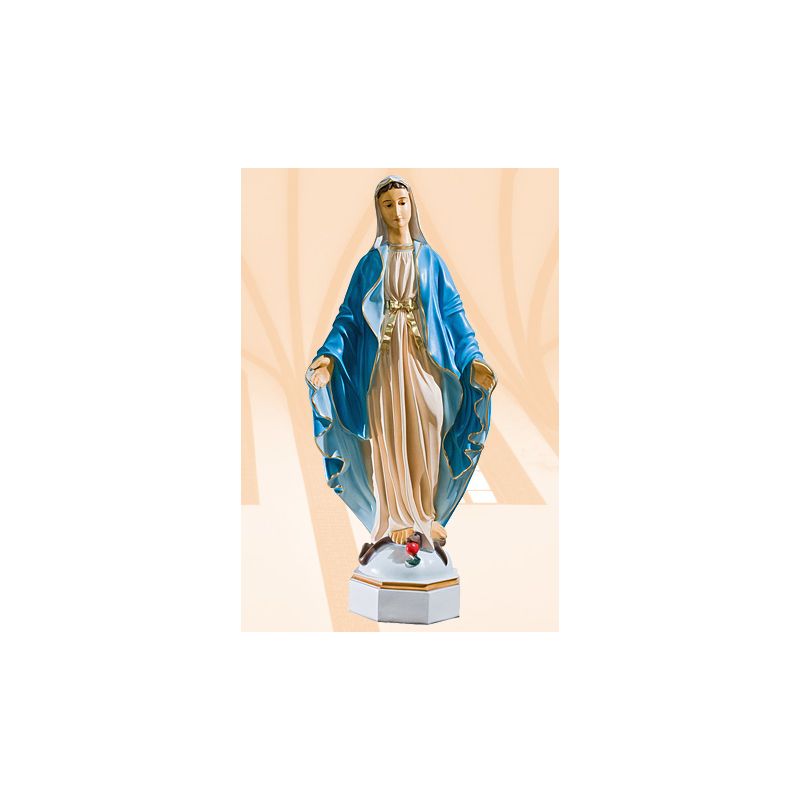 Figura Matka Boża Niepokalana kolor - 120 cm - Matka Boża Niepokalana - Figura Matka Boża Niepokalana kolor - 120 cm
