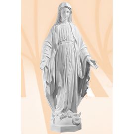 Figura Matka Boża Niepokalana biała - 105 cm - Matka Boża Niepokalana
