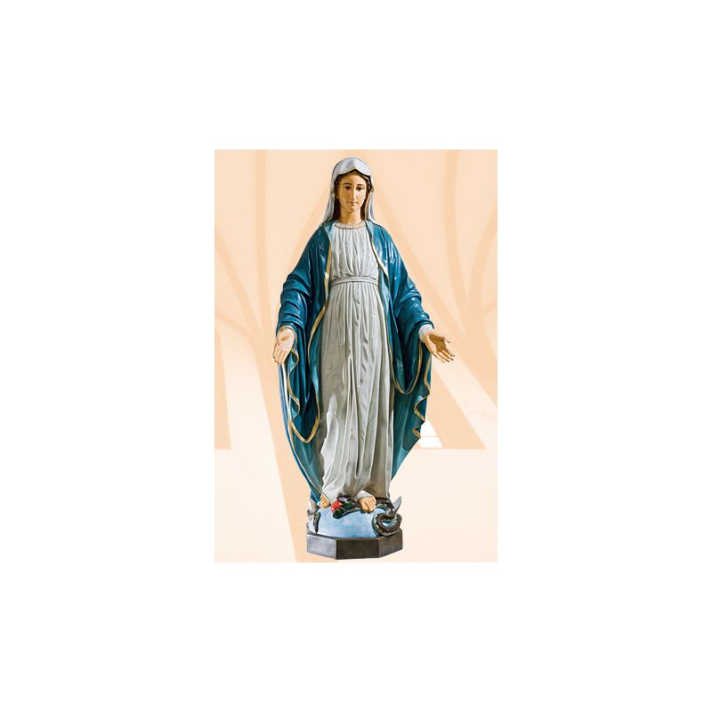 Figura Matka Boża Niepokalana kolor - 105 cm - Matka Boża Niepokalana - Figura Matka Boża Niepokalana kolor - 105 cm