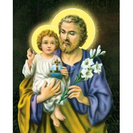 Obrazek 20x25 - Św. Józef z dzieciątkiem Jezus - OBRAZY RELIGIJNE