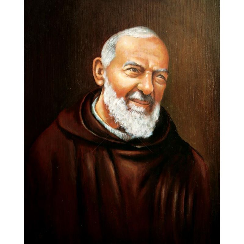 Obrazek 20x25 - Św. Ojciec Pio - OBRAZY RELIGIJNE - Obrazek 20x25 - Św. Ojciec Pio