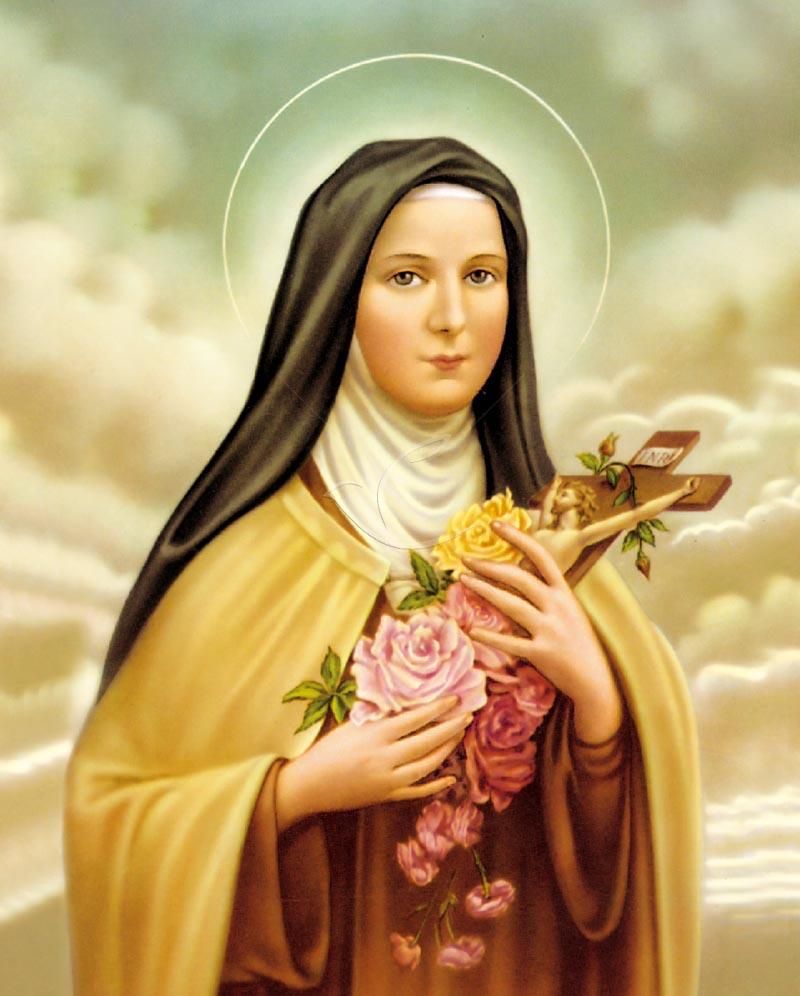 Obrazek 20x25 - Święta Teresa od Dzieciątka Jezus i Najświętszego Oblicza - OBRAZY RELIGIJNE - Nowość