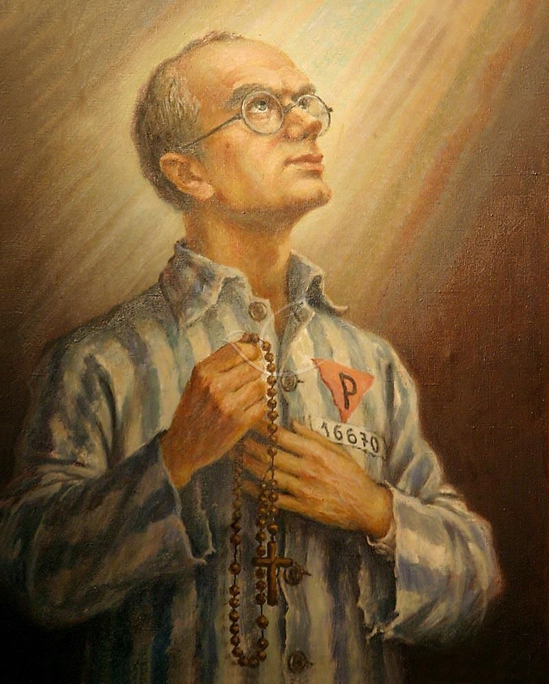 Obrazek 20x25 - Św. Maksymilian Kolbe - OBRAZY RELIGIJNE - Nowość