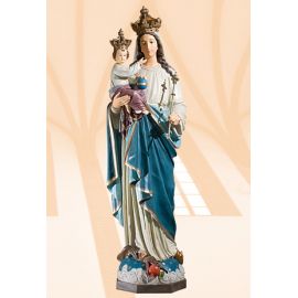 Figura Matka Boża Królowa Świata kolor 100 cm - Matka Boża Królowa Świata