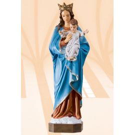 Figura Matka Boża Wspomożycielka kolor 65 cm - Matka Boża Królowa Świata