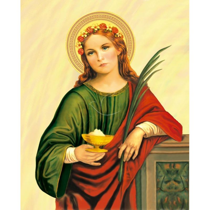 Obrazek 20x25 - Św. Agata - OBRAZY RELIGIJNE - Obrazek 20x25 - Św. Agata