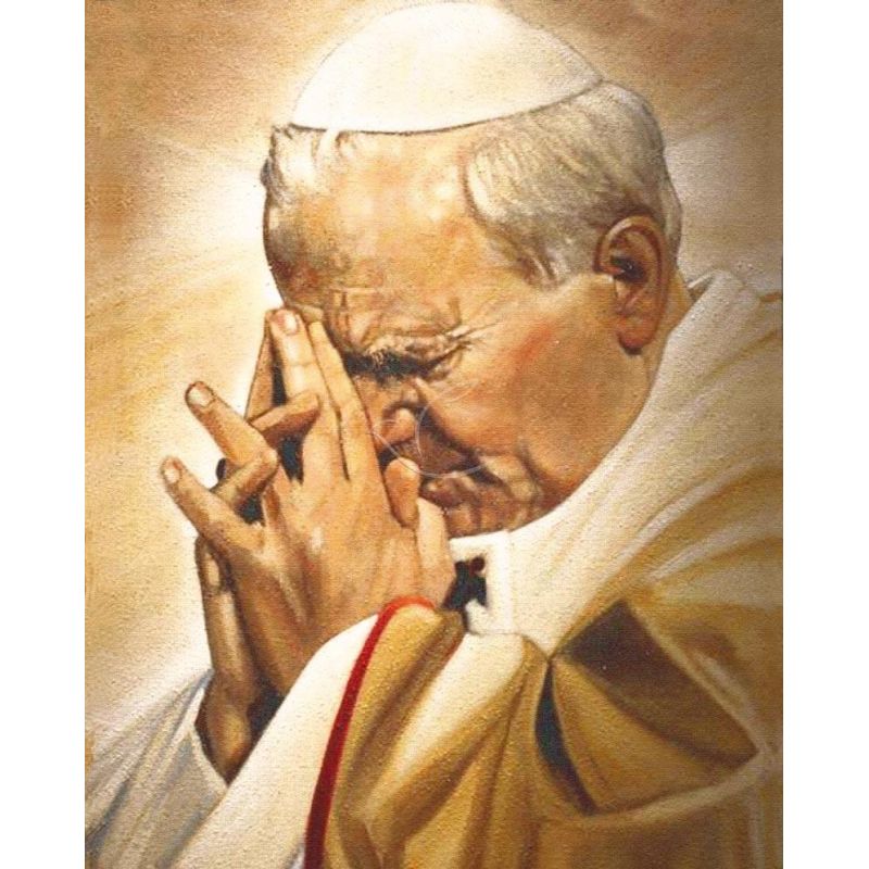 Obrazek 20x25 - Św. Jan Paweł II - OBRAZY RELIGIJNE - Obrazek 20x25 - Św. Jan Paweł II