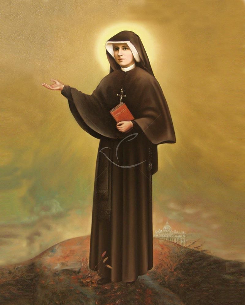 Obrazek 20x25 - Św. Faustyna Kowalska - OBRAZY RELIGIJNE - Nowość