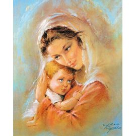 Obrazek 20x25 - Matka Boża z Dzieciątkiem - OBRAZY RELIGIJNE