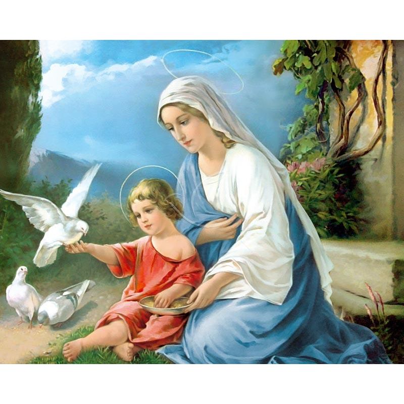 Obrazek 20x25 - Matka Boża z Dzieciątkiem - OBRAZY RELIGIJNE - Obrazek 20x25 - Matka Boża z Dzieciątkiem