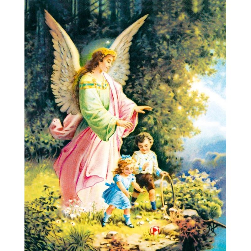 Obrazek 20x25 - Anioł Stróż (6) - OBRAZY RELIGIJNE - Obrazek 20x25 - Anioł Stróż (6)