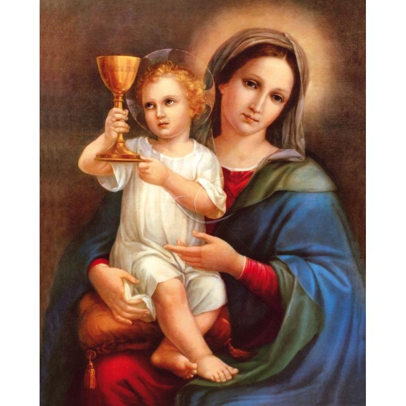 Obrazek 20x25 - Matka Boża z Dzieciątkiem - OBRAZY RELIGIJNE - Obrazek 20x25 - Matka Boża z Dzieciątkiem