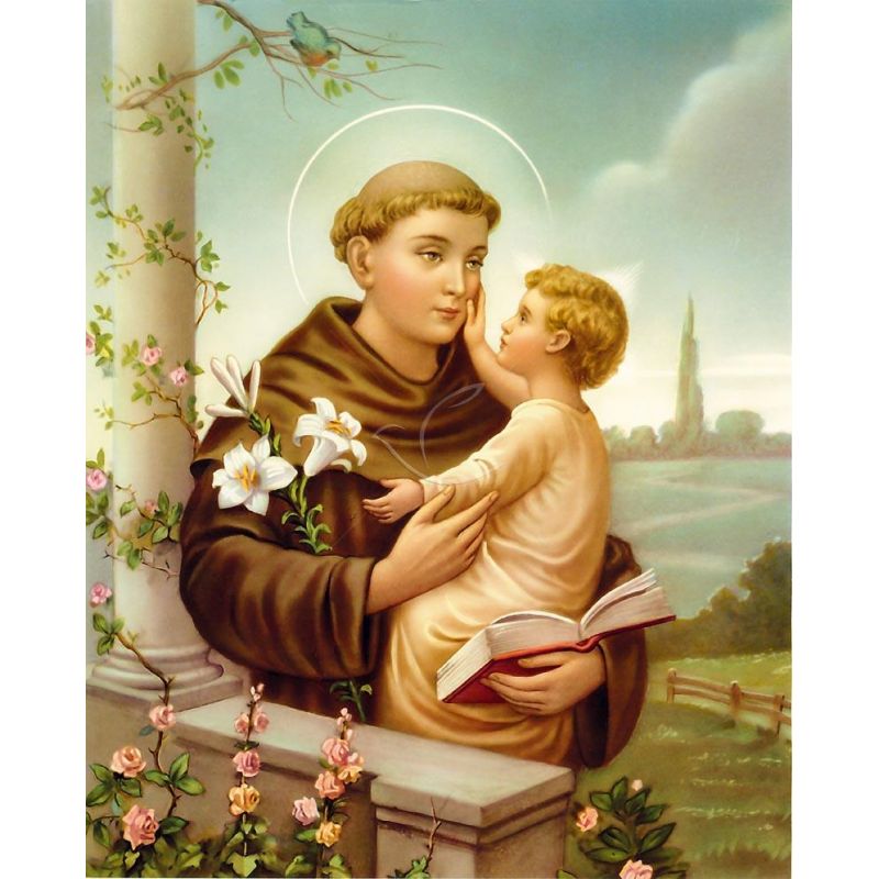 Obrazek 20x25 - Św. Antoni - OBRAZY RELIGIJNE - Obrazek 20x25 - Św. Antoni