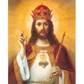 Obrazek 20x25 - Chrystus Król - OBRAZY RELIGIJNE