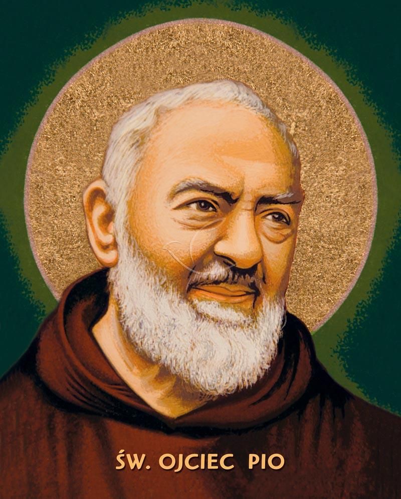 Obrazek 20x25 - Św. Ojciec Pio - OBRAZY RELIGIJNE - Nowość