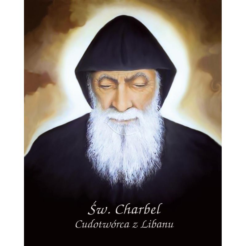 Obrazek 20x25 - Św. Charbel - OBRAZY RELIGIJNE - Obrazek 20x25 - Św. Charbel